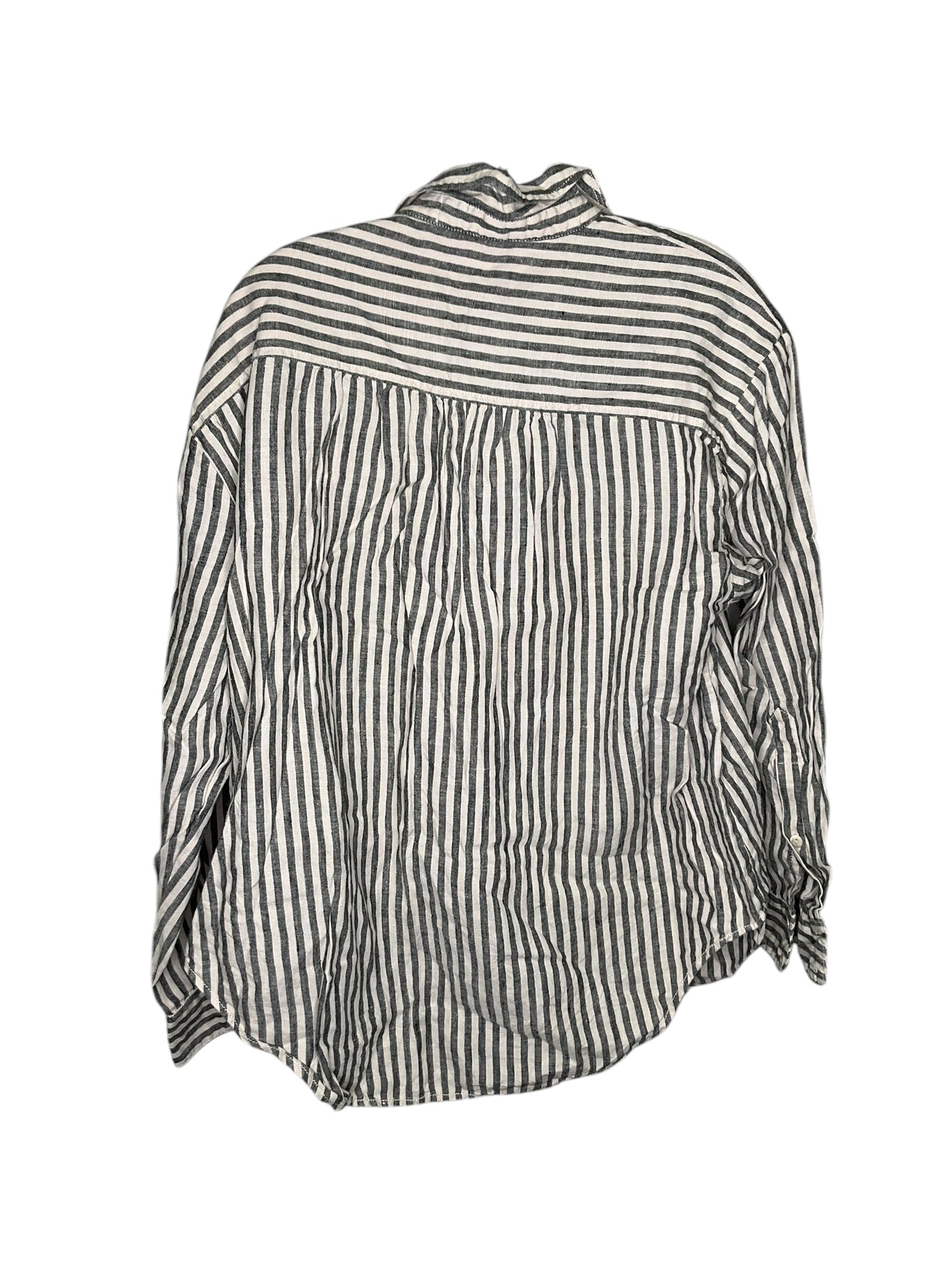 Top Long Sleeve By Trina By Trina Turk In Striped Pattern, Size: L