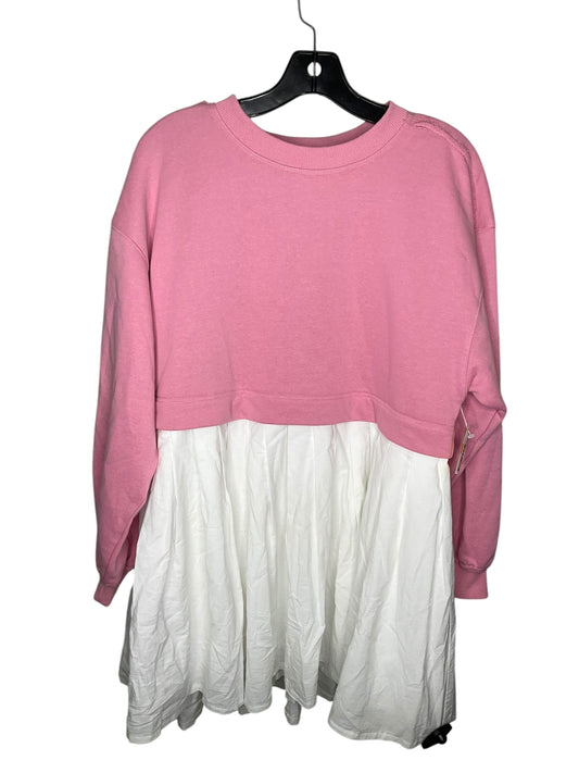 Dress Casual Short By Altard State In Pink & White, Size: S