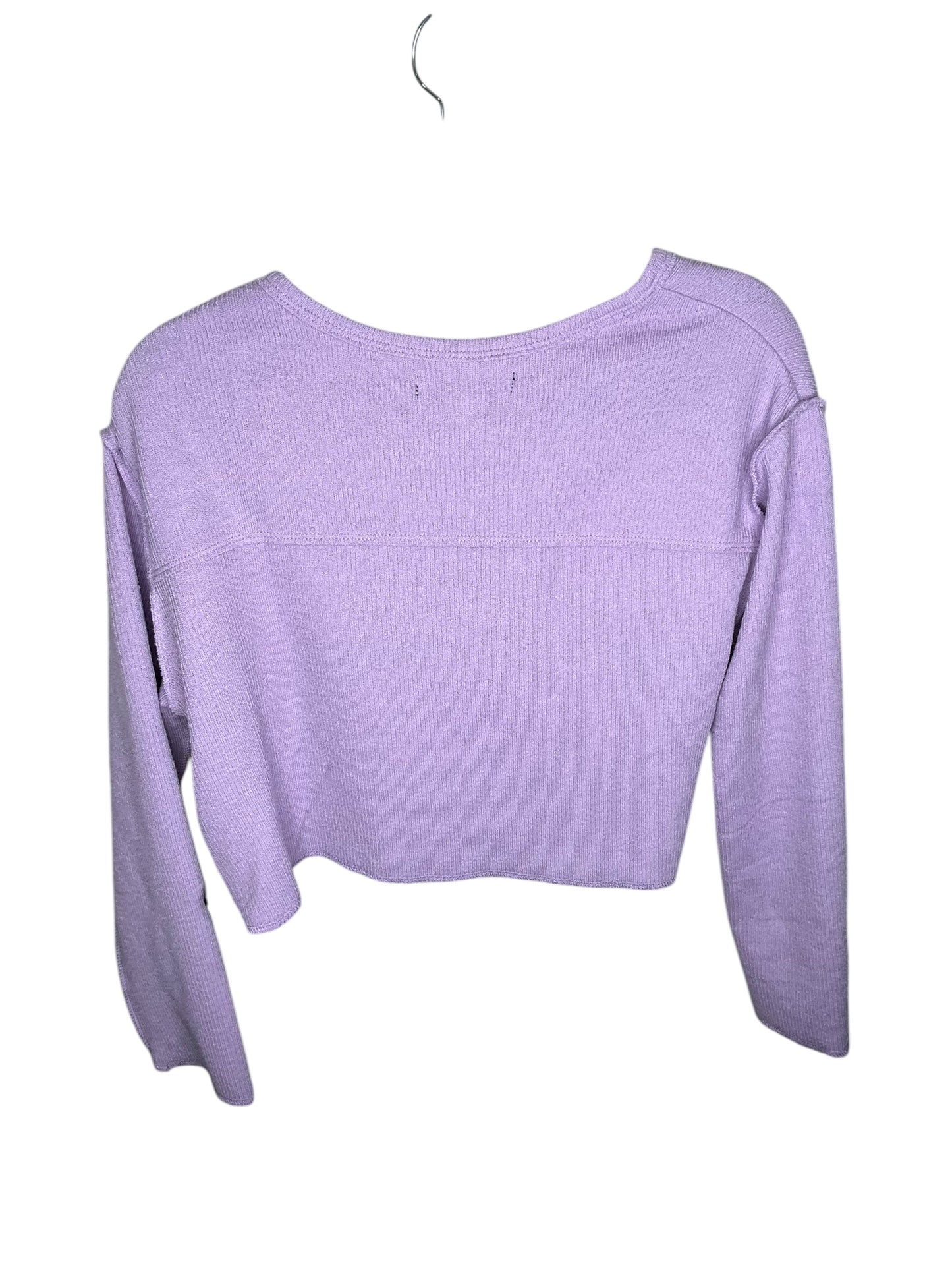 Top Long Sleeve By Urban Outfitters In Purple, Size: Xs