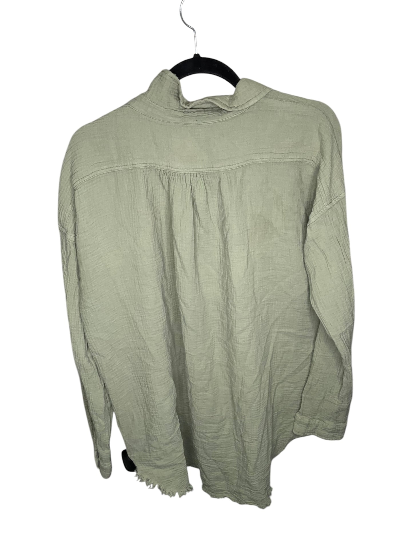 Top Long Sleeve By Thread And Supply In Green, Size: Xl