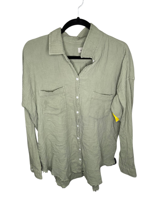 Top Long Sleeve By Thread And Supply In Green, Size: Xl