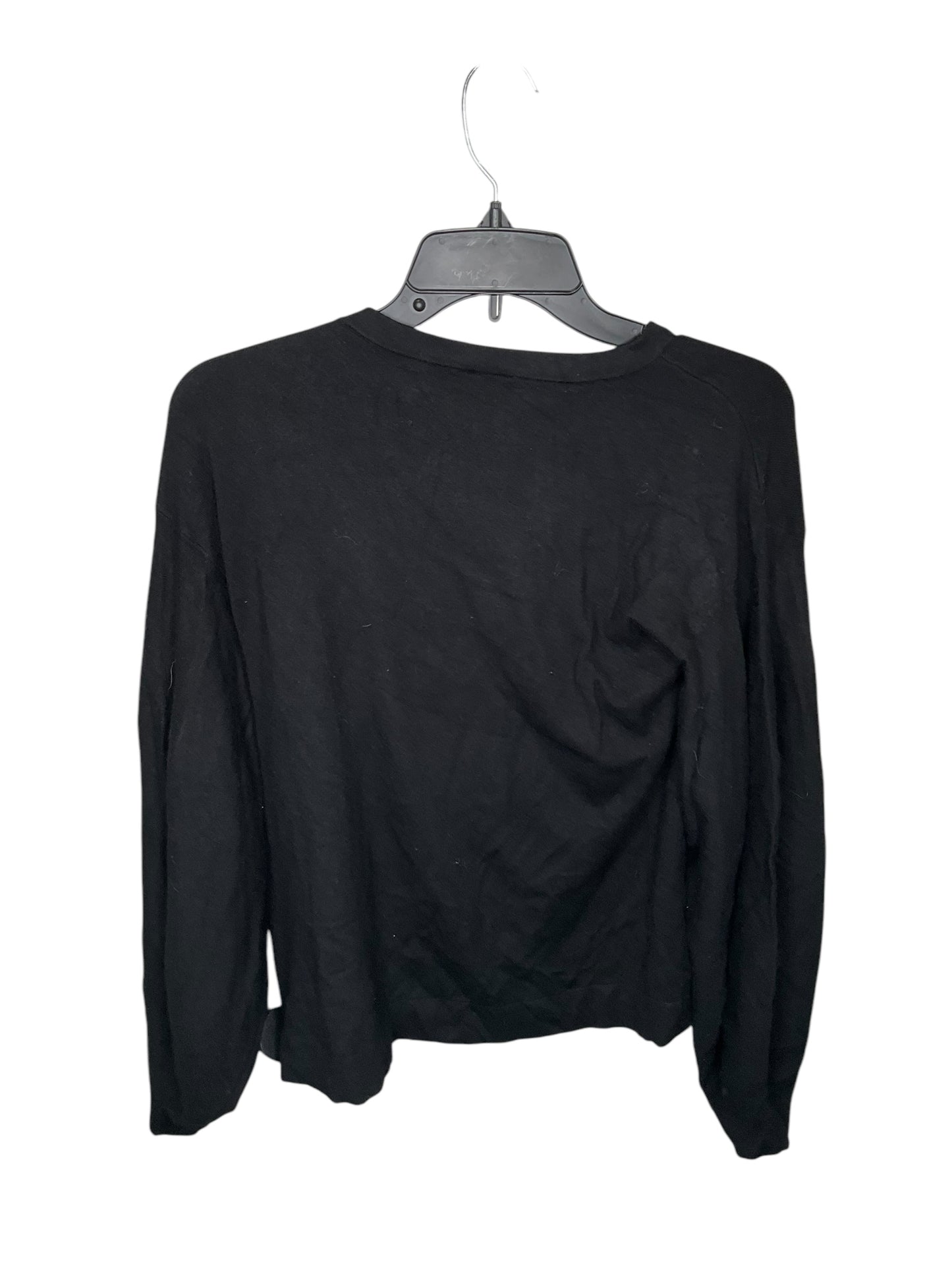 Top Long Sleeve By Ann Taylor In Black, Size: S