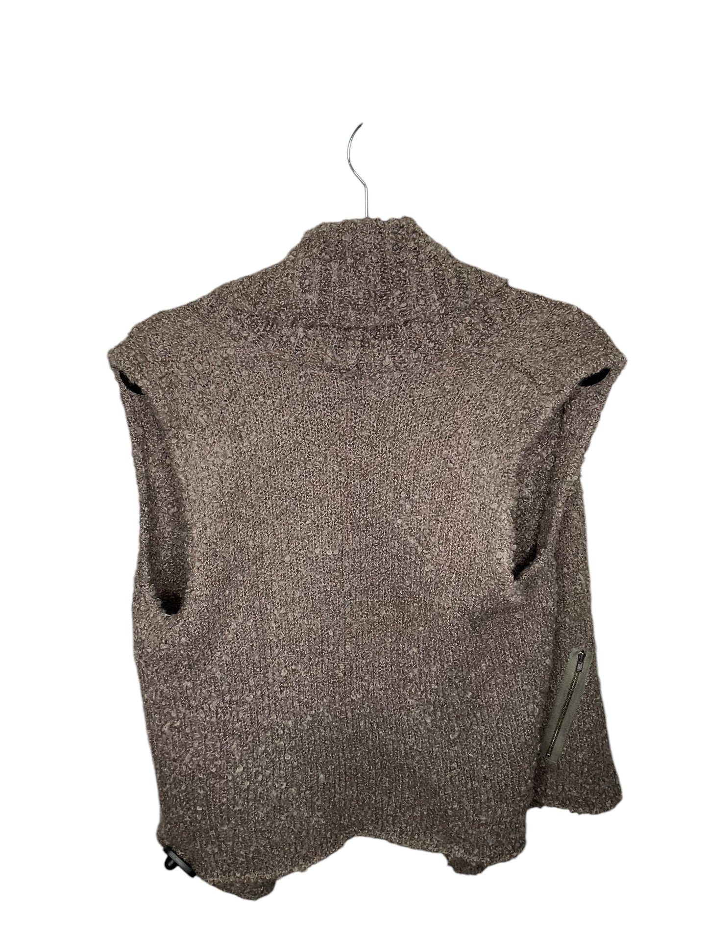 Vest Sweater By Loft In Brown, Size: M