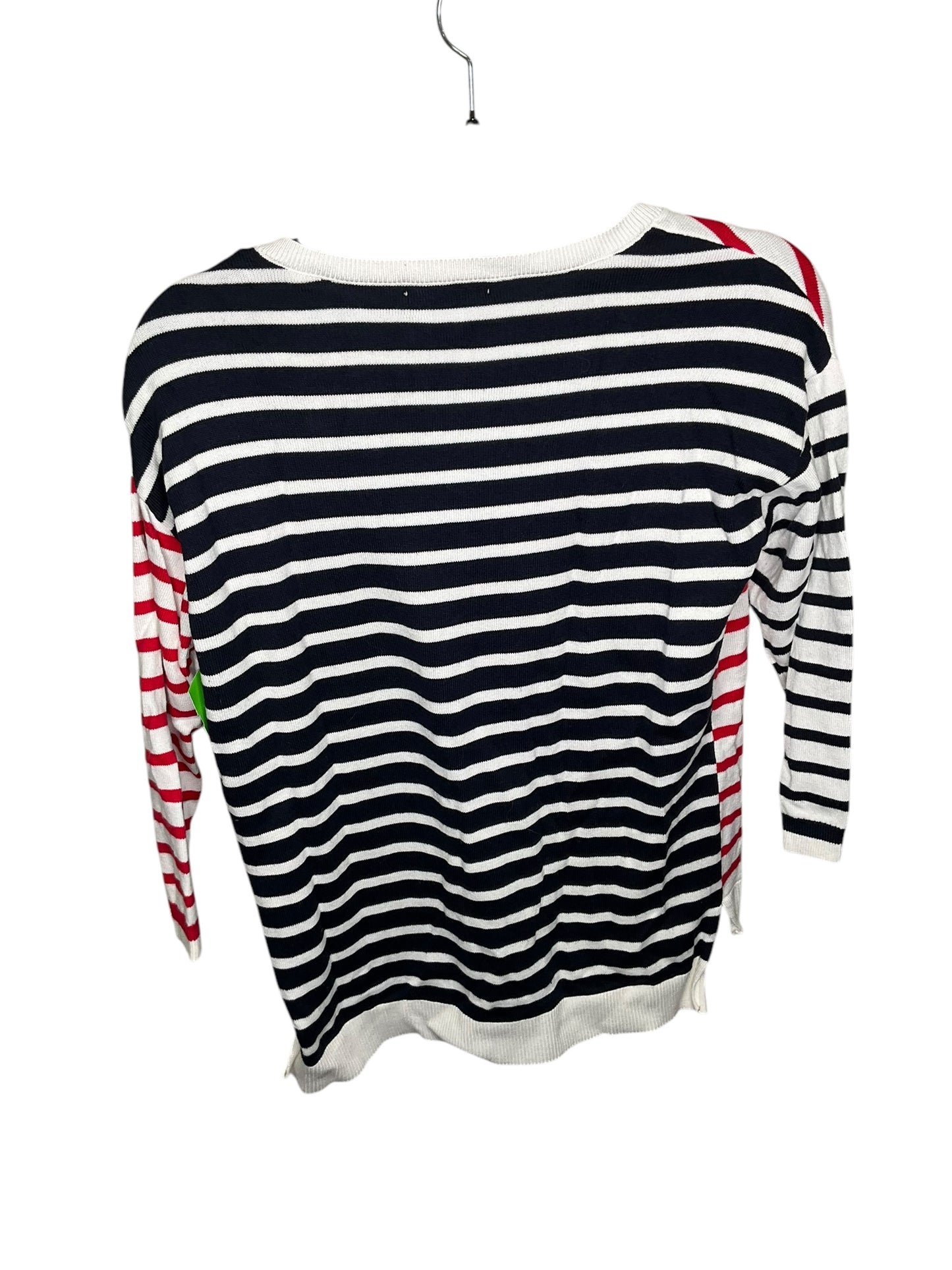 Top Long Sleeve By Tommy Hilfiger In Striped Pattern, Size: M
