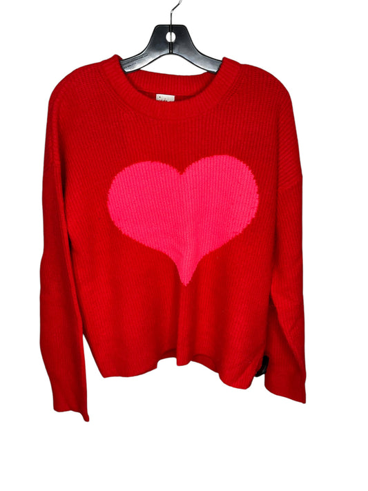 Sweater By A New Day In Red, Size: M
