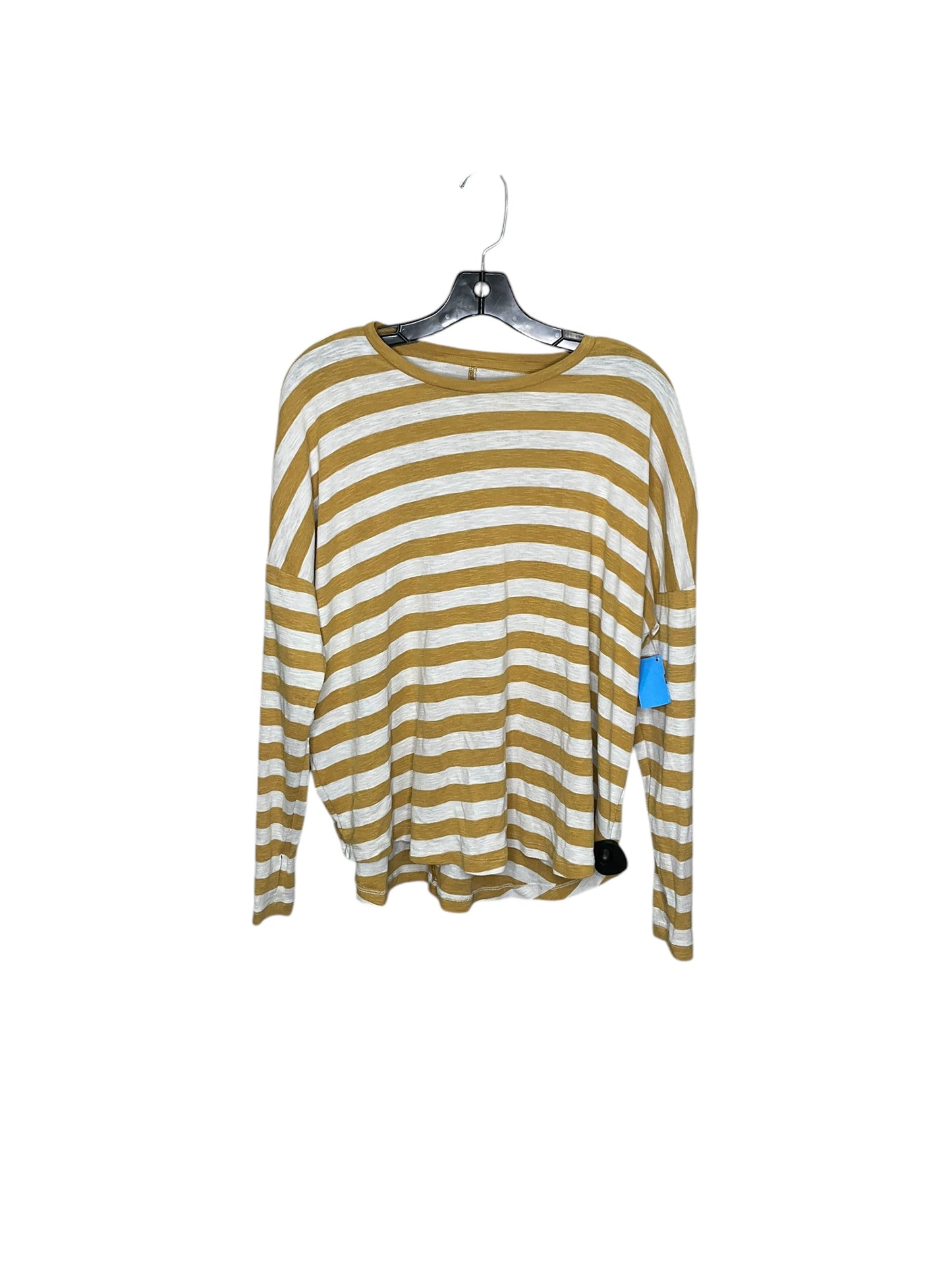 Top Long Sleeve By Aerie In Yellow, Size: Xl