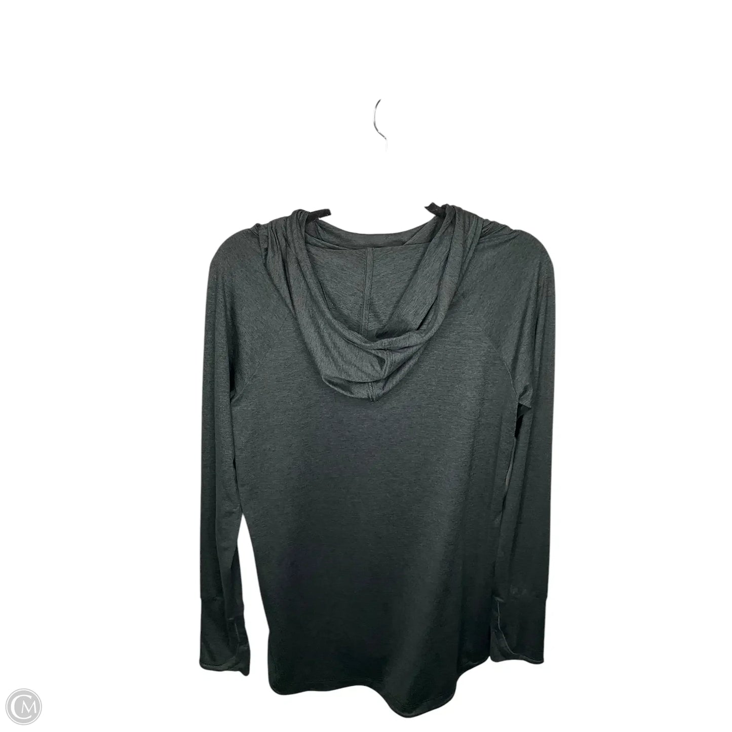 Athletic Top Long Sleeve Hoodie By Athleta In Grey, Size: M