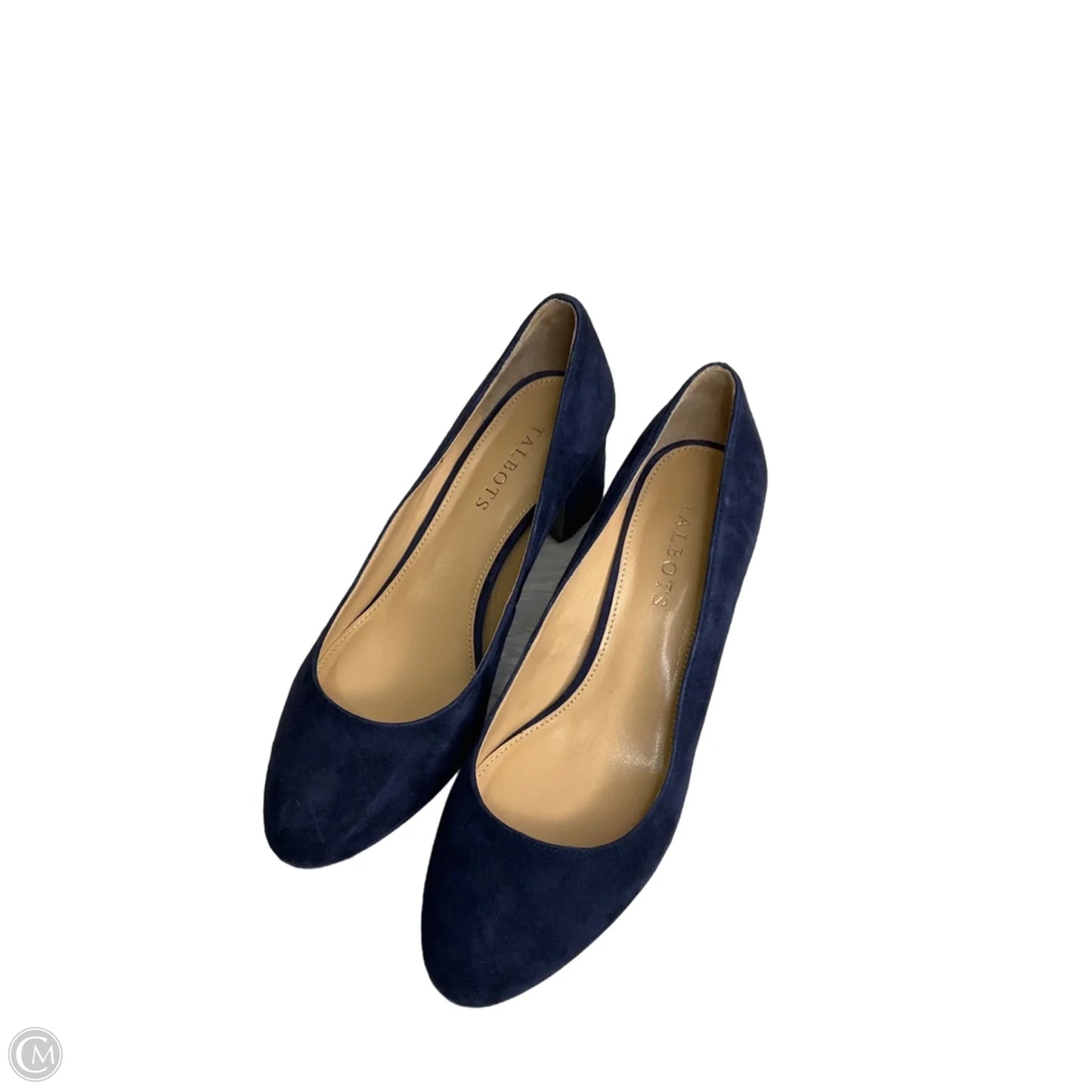 Shoes Heels Block By Talbots In Blue, Size: 7.5