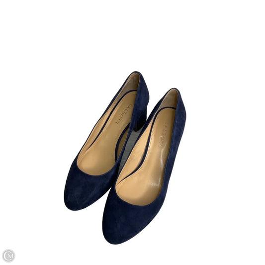 Shoes Heels Block By Talbots In Blue, Size: 7.5