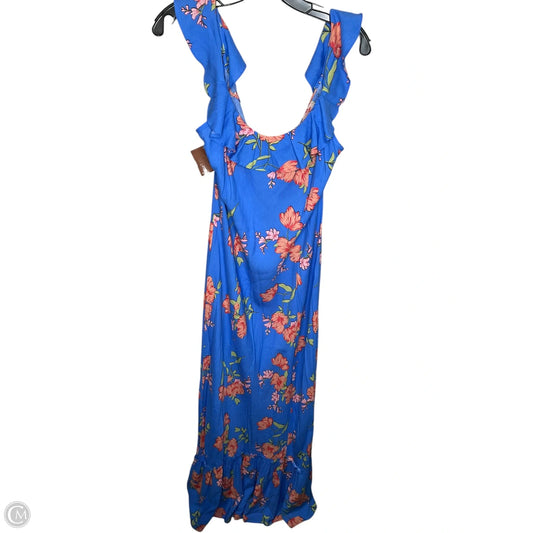 Dress Casual Maxi By Jessica Simpson In Floral Print, Size: M