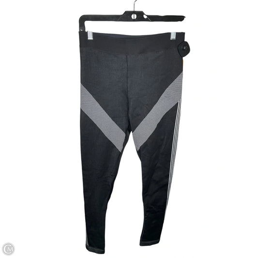 Athletic Leggings By Fabletics In Black & White, Size: L