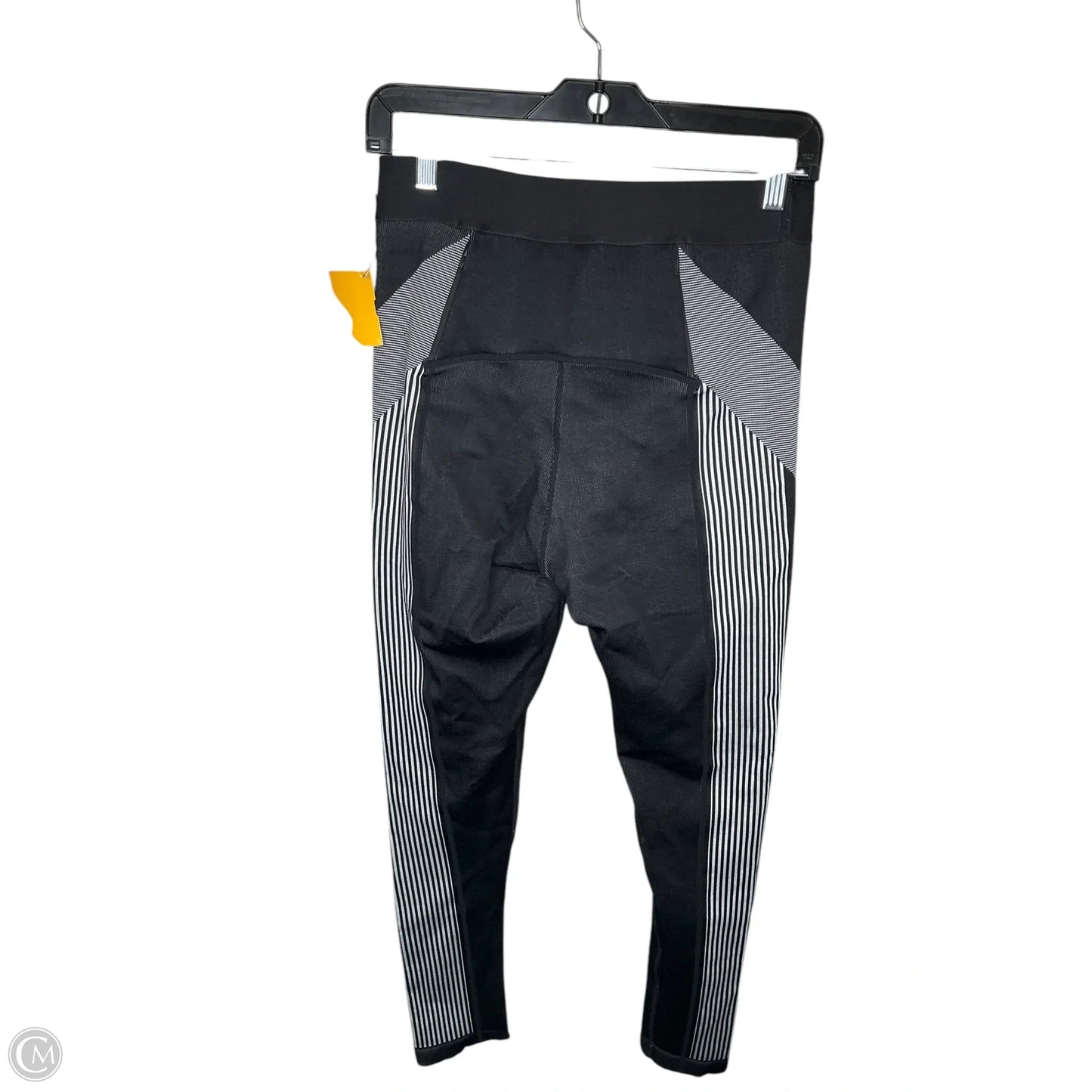 Athletic Leggings By Fabletics In Black & White, Size: L