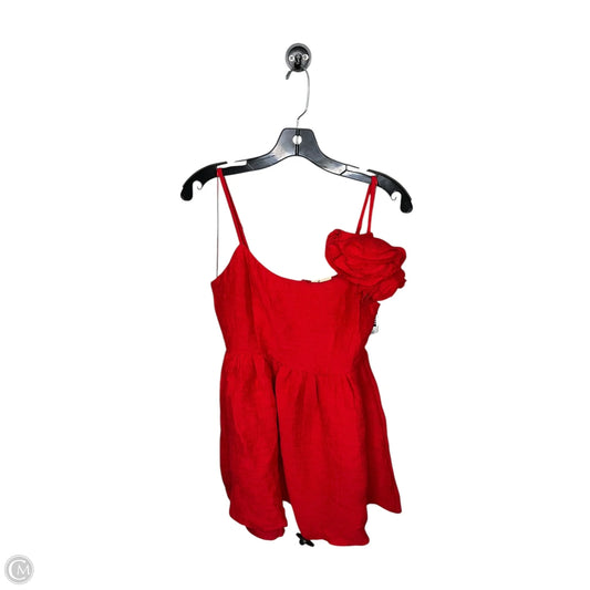 Dress Party Short By Clothes Mentor In Red, Size: S