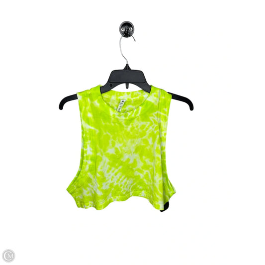 Athletic Tank Top By Lululemon In Green, Size: 8