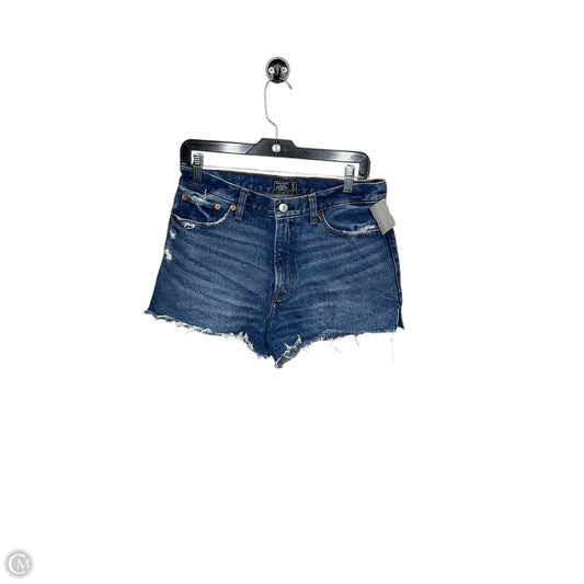 Shorts By Abercrombie And Fitch In Blue Denim, Size: 8