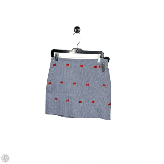 Skort By Crown And Ivy In Striped Pattern, Size: 6