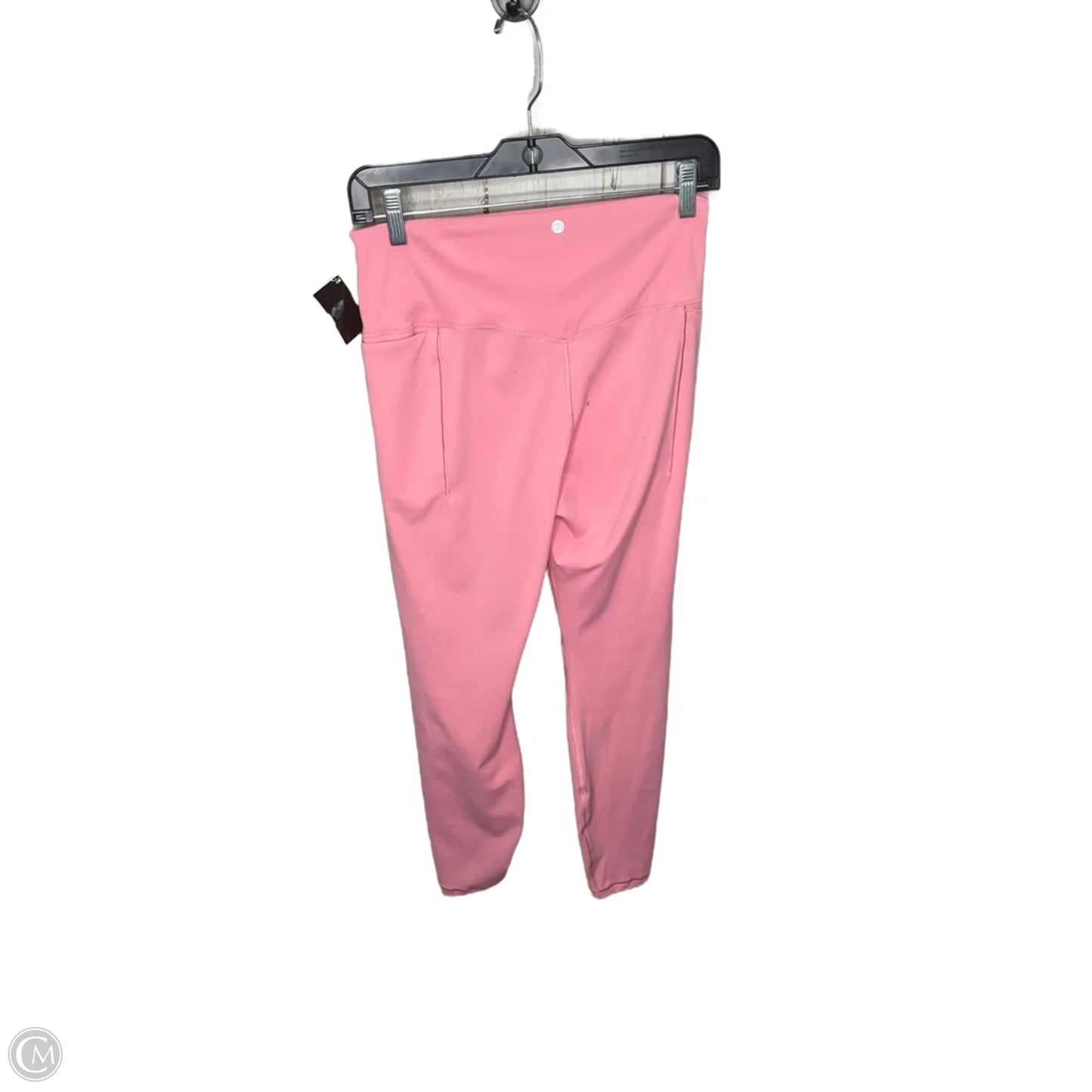 Athletic Leggings By Tuff Athletics In Pink, Size: L