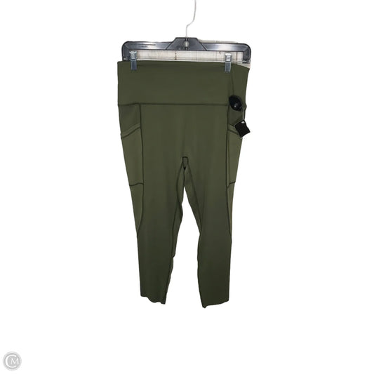 Athletic Leggings By Aerie In Green, Size: Xl