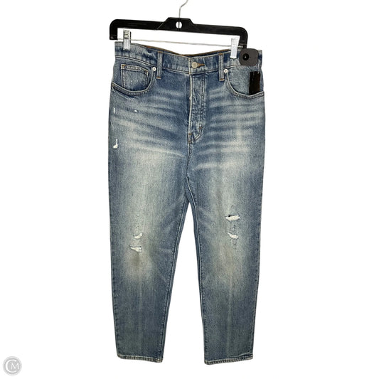 Jeans Straight By Lucky Brand In Blue Denim, Size: 8