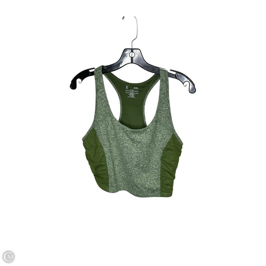 Athletic Bra By Xersion In Green, Size: Xxl