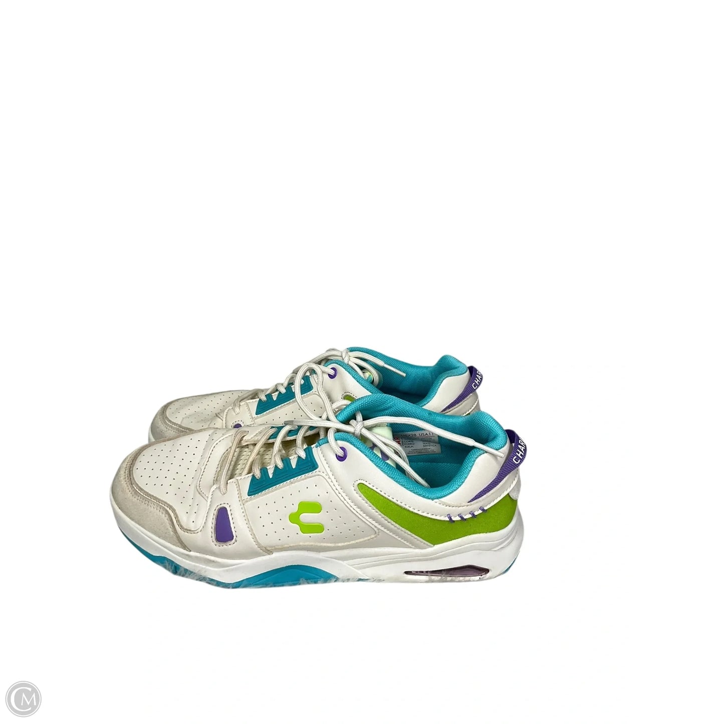 Shoes Sneakers By Clothes Mentor In Green & White, Size: 11