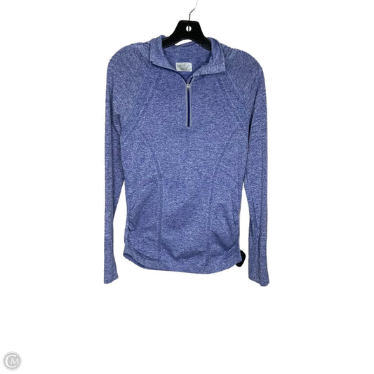 Athletic Top Long Sleeve Collar By Athleta In Blue, Size: S