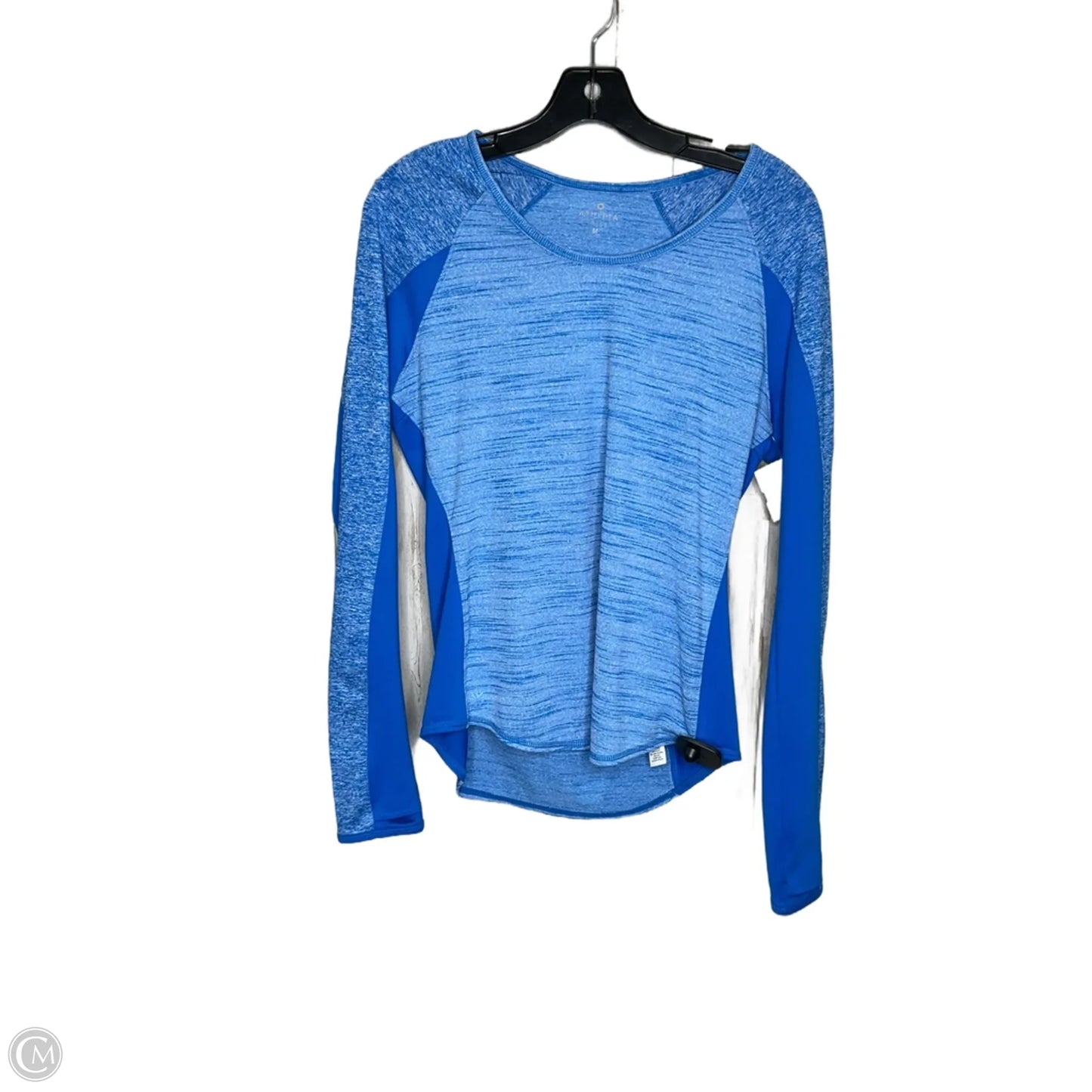 Athletic Top Long Sleeve Crewneck By Athleta In Blue, Size: M