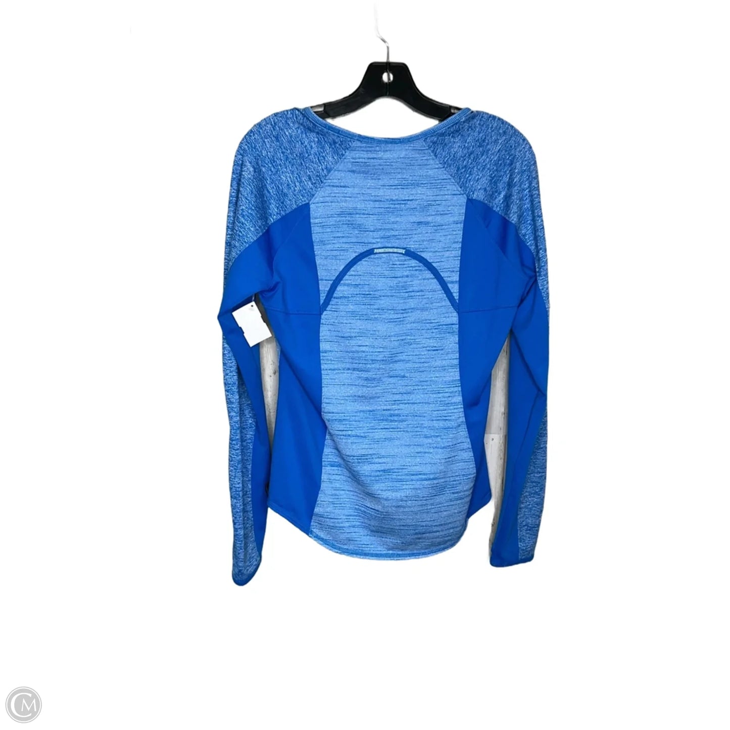 Athletic Top Long Sleeve Crewneck By Athleta In Blue, Size: M