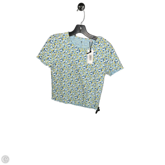 Top Short Sleeve By Clothes Mentor In Floral Print, Size: M