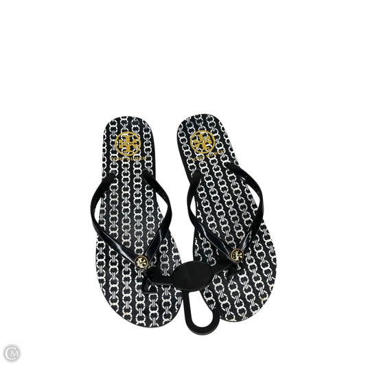 Sandals Designer By Tory Burch In Black, Size: 7