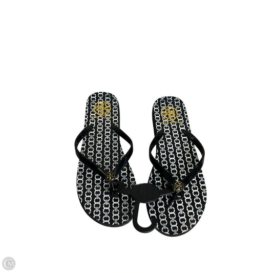 Sandals Designer By Tory Burch In Black, Size: 7