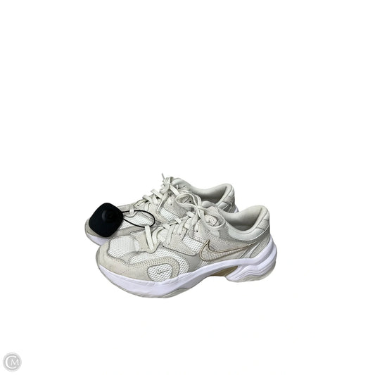 Shoes Athletic By Nike In Cream, Size: 6