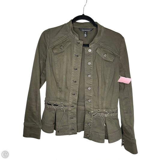 Jacket Denim By White House Black Market In Green Denim, Size: Xs