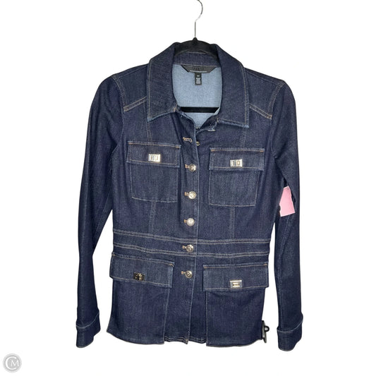 Jacket Denim By White House Black Market In Blue Denim, Size: Xs