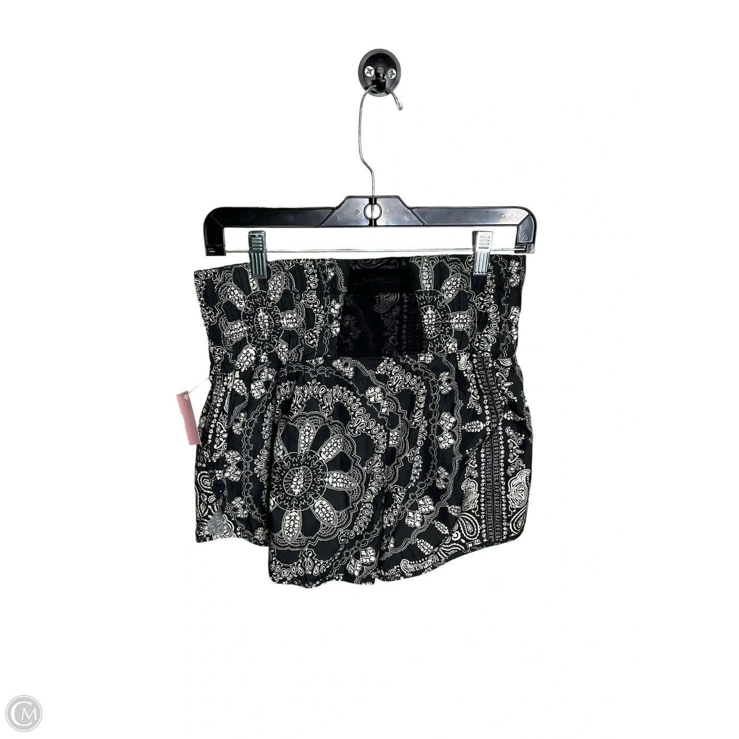 Athletic Shorts By Free People In Black & Cream, Size: M
