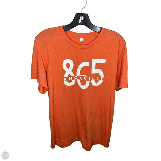 Top Short Sleeve By Canvasback In Orange, Size: M