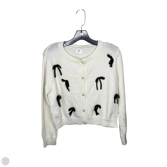 Cardigan By Clothes Mentor In Cream, Size: S