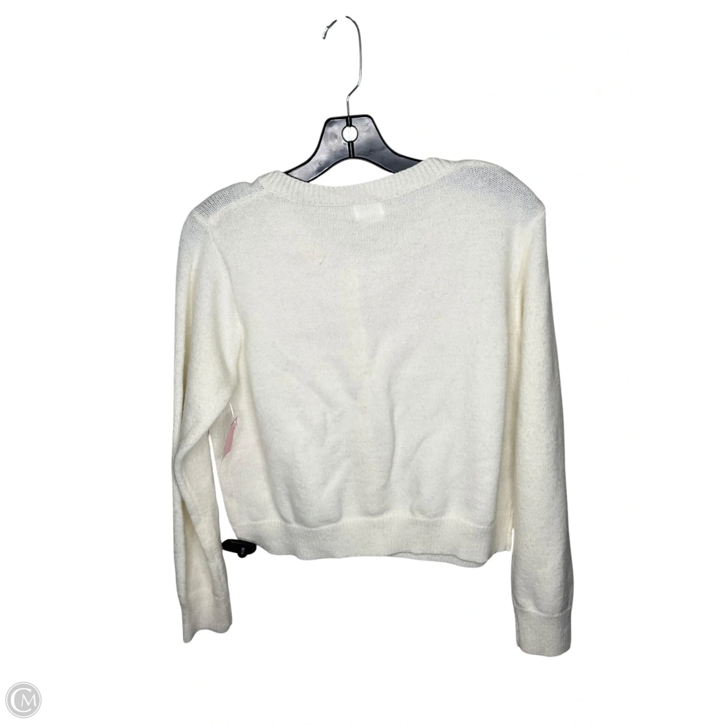 Cardigan By Clothes Mentor In Cream, Size: S