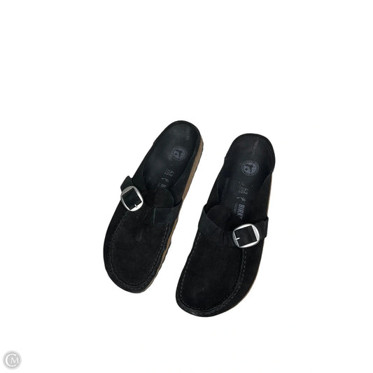 Sandals Flats By Birkenstock In Black, Size: 11