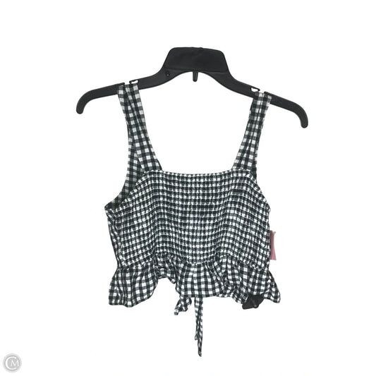 Tank Top By American Eagle In Plaid Pattern, Size: S