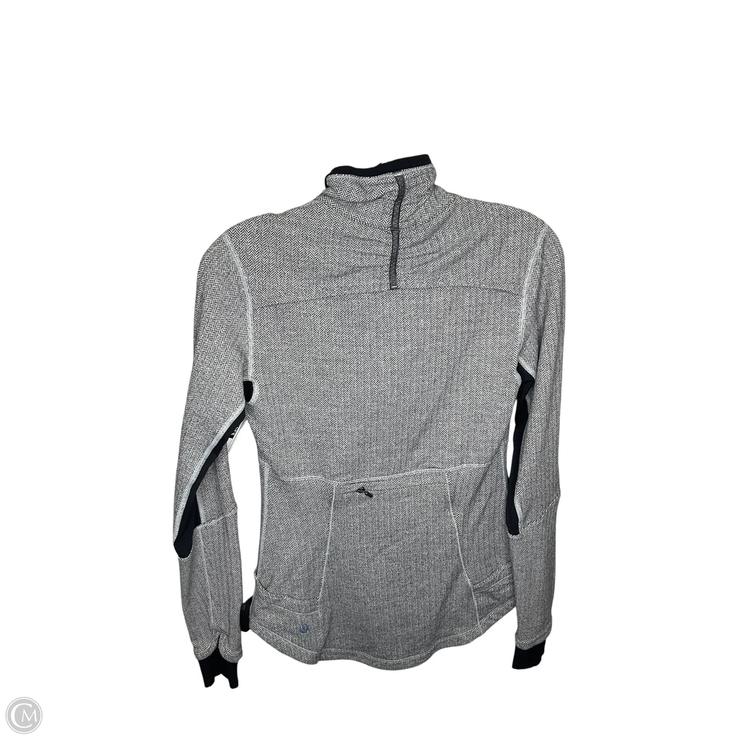 Athletic Jacket By Lululemon In Grey, Size: S