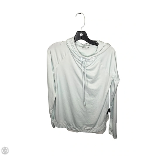 Athletic Top Long Sleeve Hoodie By Athleta In Blue, Size: S