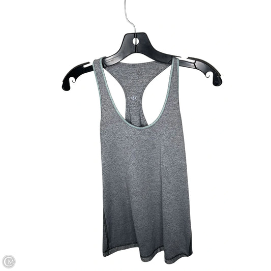 Athletic Tank Top By Lululemon In Grey, Size: S