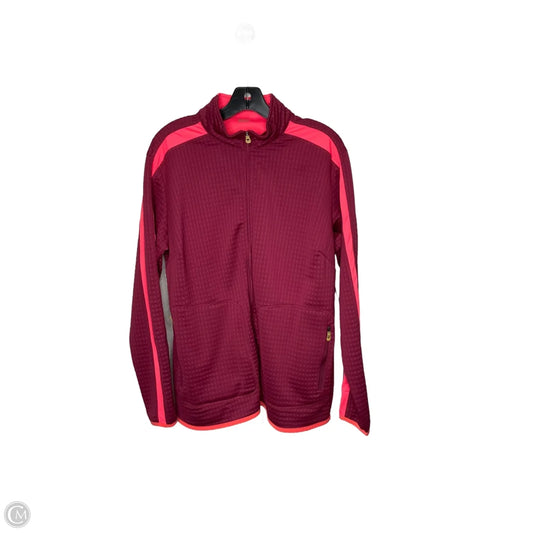 Athletic Jacket By Nike In Red, Size: Xl