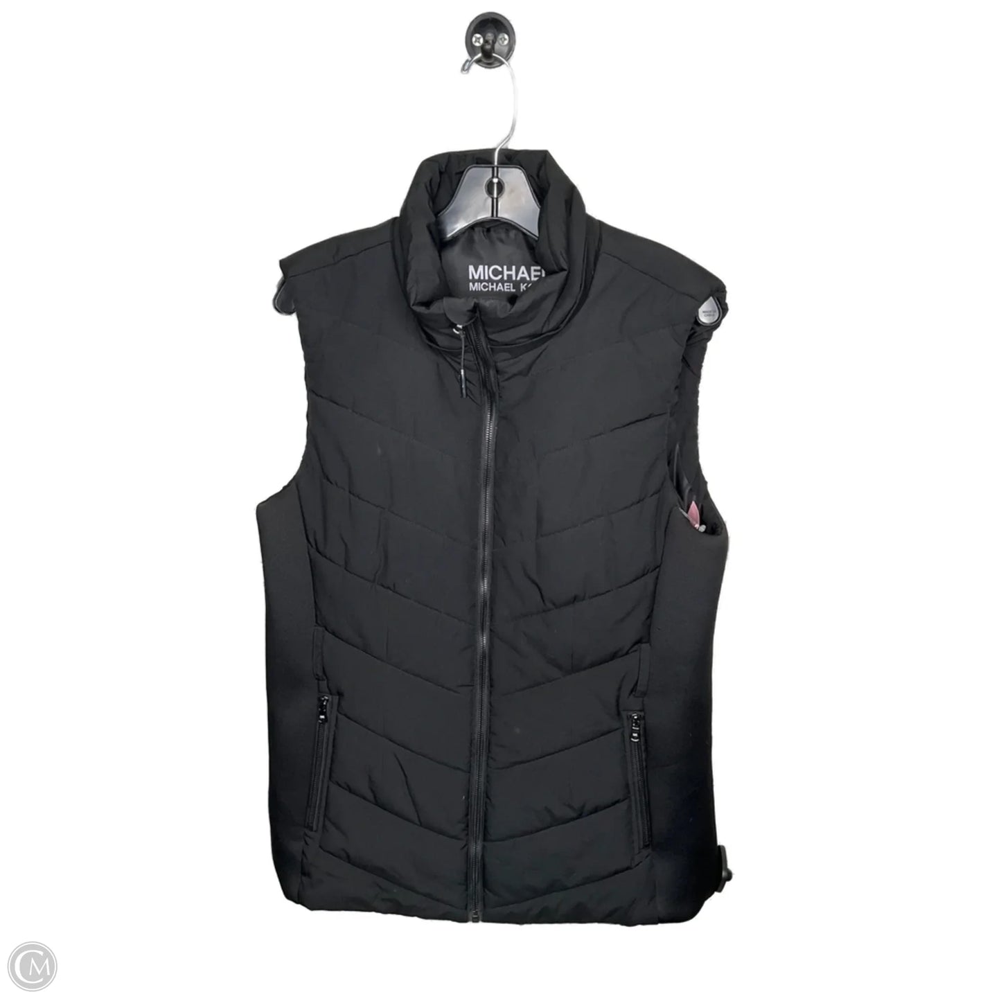 Vest Puffer & Quilted By Michael By Michael Kors In Black, Size: L