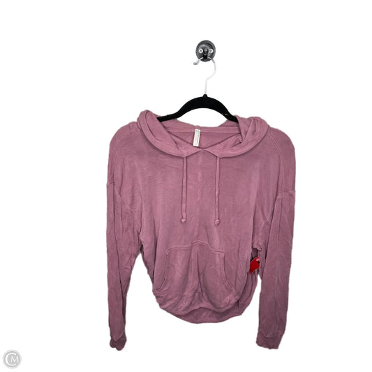 Athletic Top Long Sleeve Hoodie By Free People In Purple, Size: S