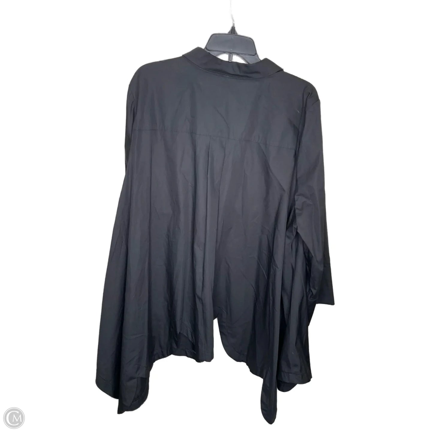 Top 3/4 Sleeve By Ic By Connie K In Black, Size: 3x