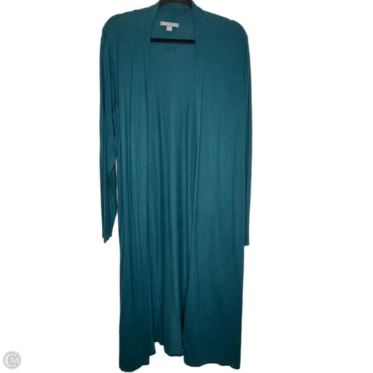 Cardigan By Jessica London In Green, Size: 3x