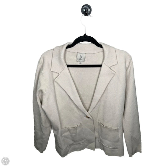 Sweater Cardigan By Sioni In Tan, Size: M