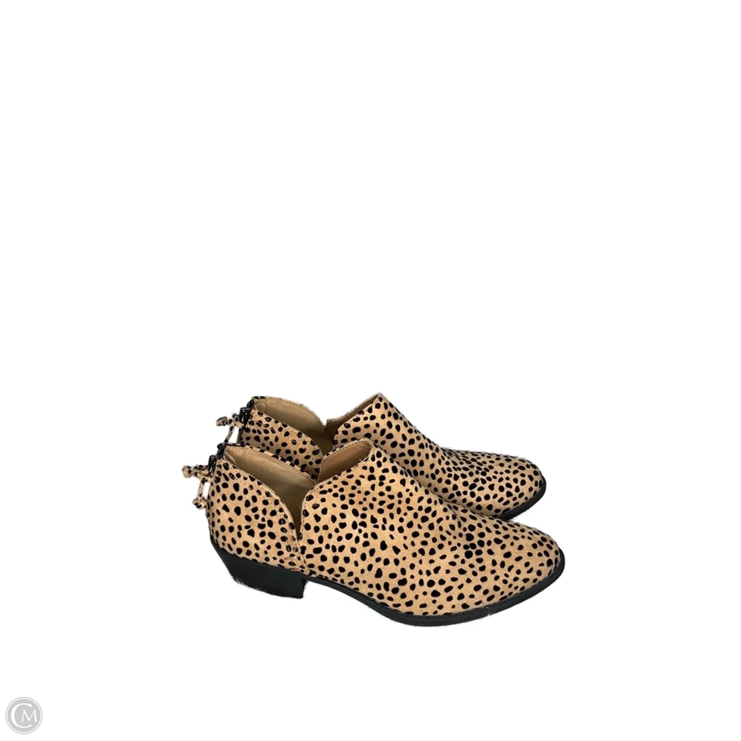 Shoes Heels Block By Clothes Mentor In Animal Print, Size: 9